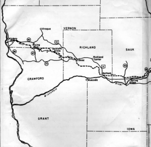 Black Hawks route through Wisconsin [7].