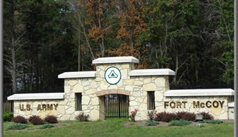 Gate of Ft. McCoy, Wisconsin