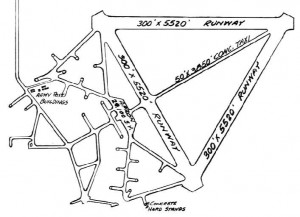 Raco Army Airfield Sketch
