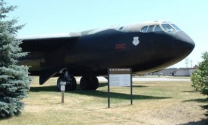 B-52 Bomber as displayed at location (from kishamuseum.org)