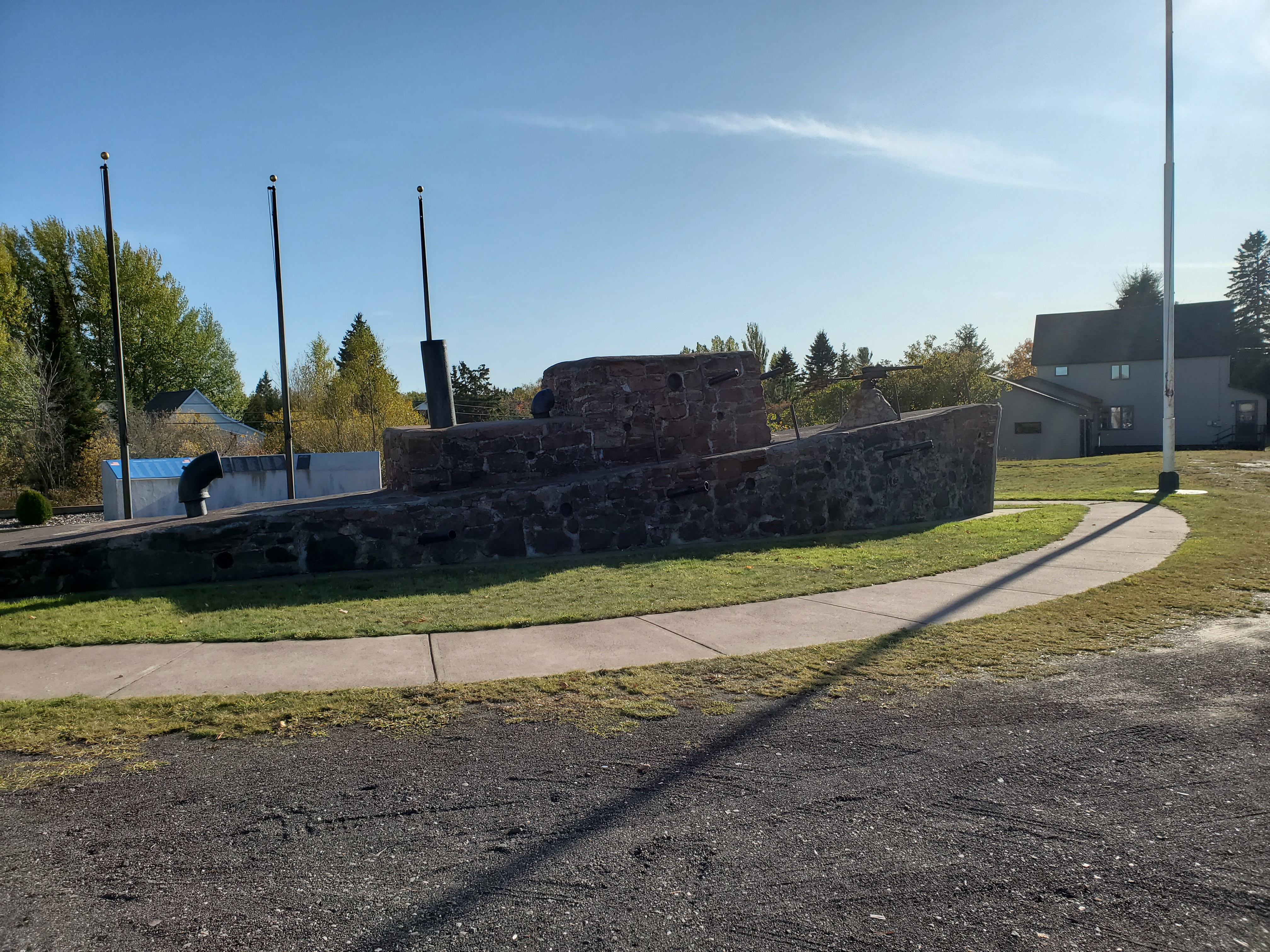Stone Monument of the USS Kearsarge